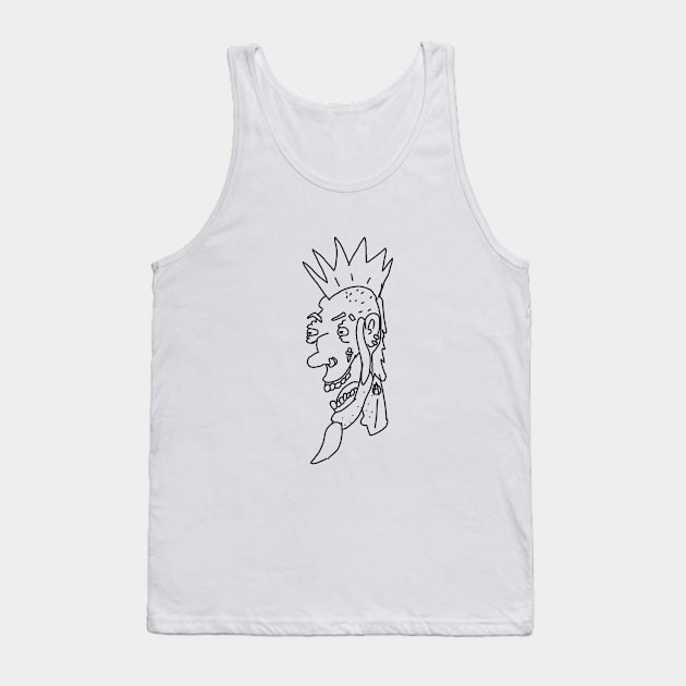 punk Tank Top by the doodler